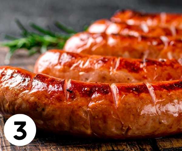 grilled kielbasa