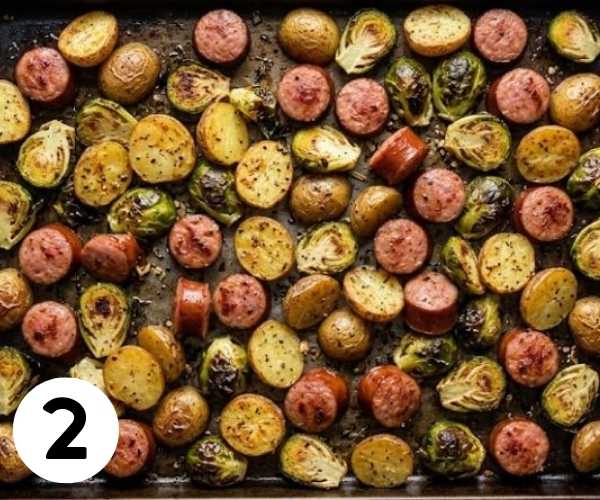 sheet pan sausage