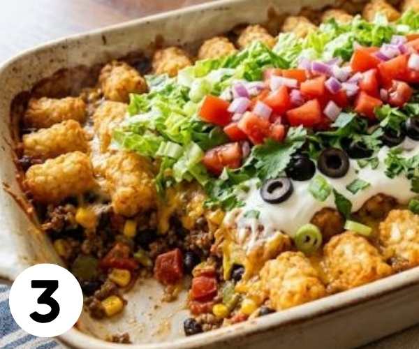 taco tater tot casserole