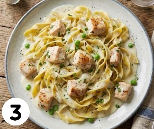 chicken and noodles