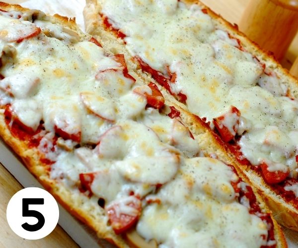 italian bread pizza