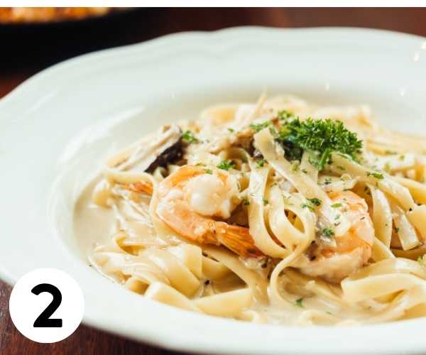 shrimp alfredo pasta