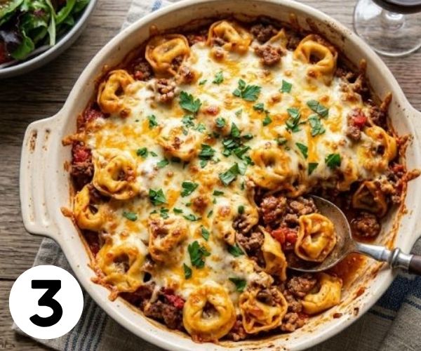 baked tortellini