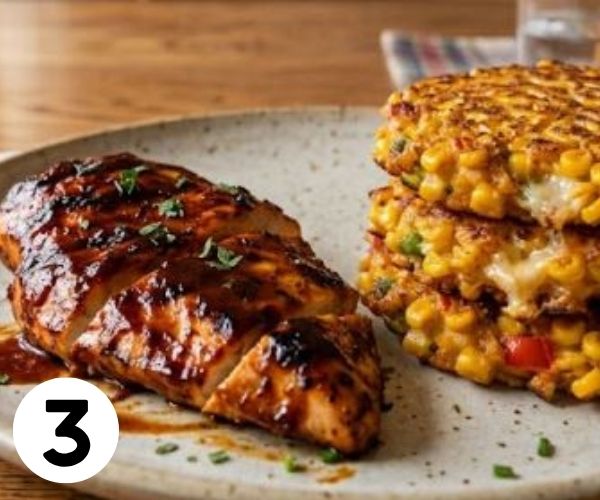 chicken corn fritters
