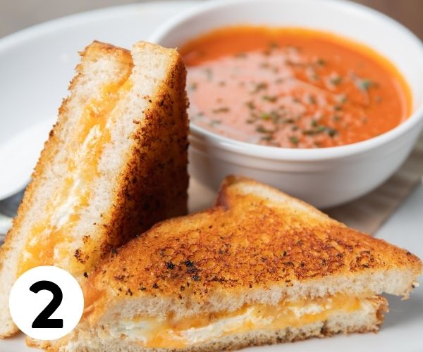 grilled cheese tomato soup