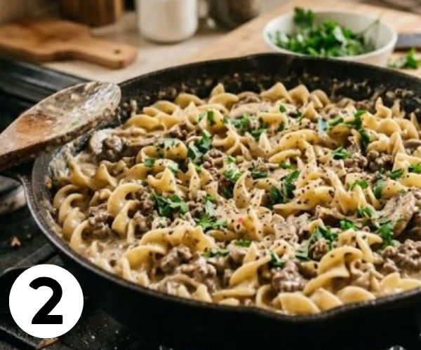 ground beef stroganoff