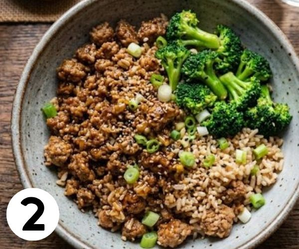 ground turkey stir fry