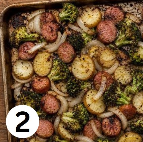 sheet pan kielbasa