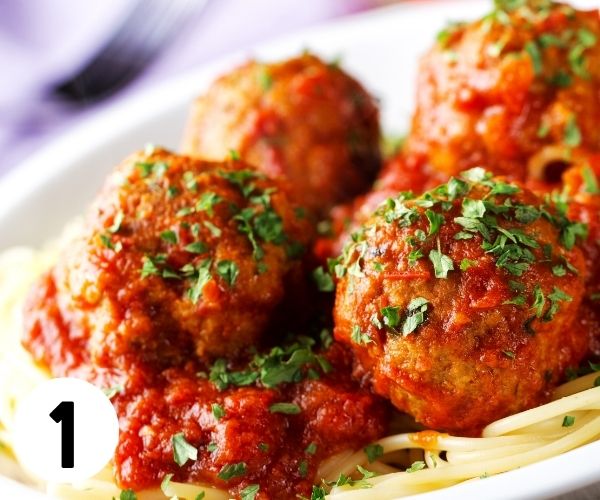spaghetti meatballs
